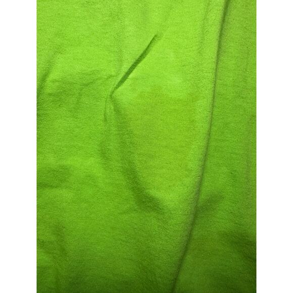 Y2k Green Walt Disney lime green cartoon stained - Picture 3 of 3